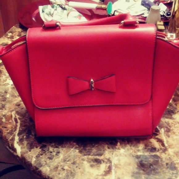 Red Tote Bag - Picture 2 of 5